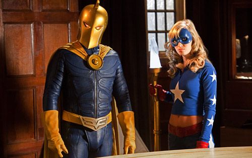 Doctor Fate (Brent Stait) and Stargirl (Britt Irvin) Smallville Justice League episode.jpg